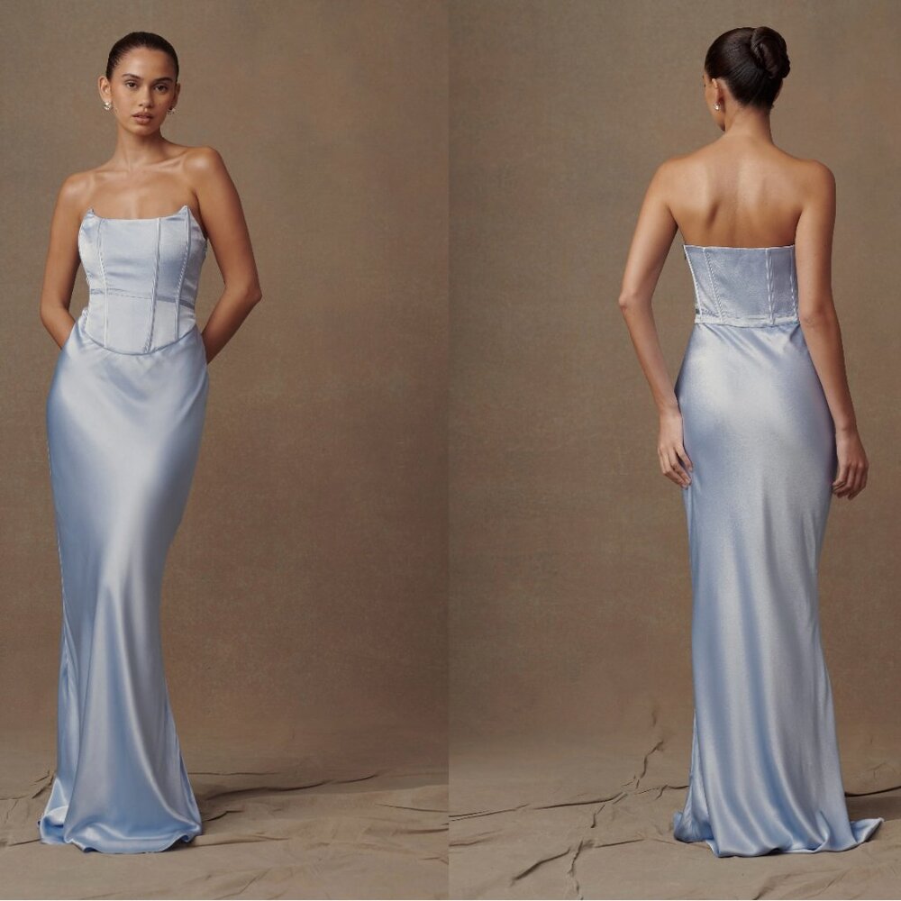 Meshki Harlow Dress - Medium (M) Cornflower Blue